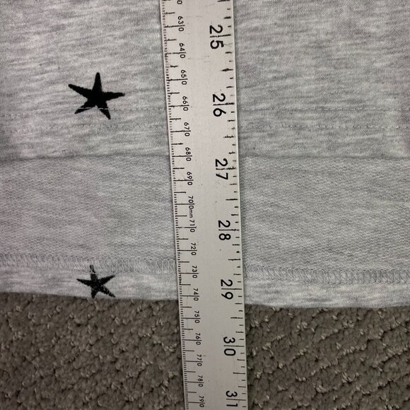 Jane and Delancey Hoodie Women's 3X Gray Stars Lightweight Jane + Delancey - Picture 8 of 9